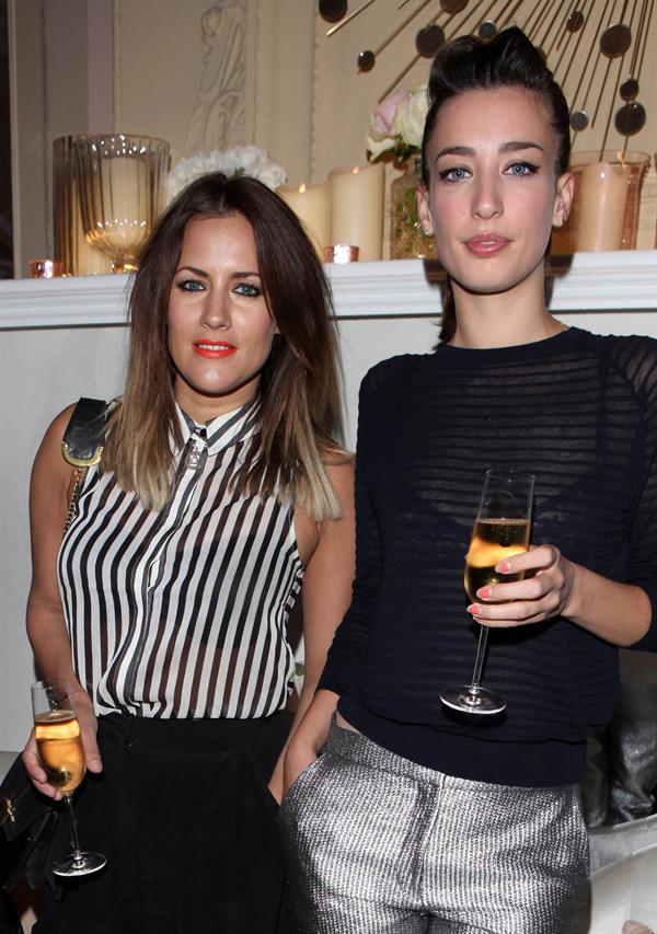Caroline Flack attends the launch of OMEGA House on July 28, 2012 in London, England