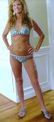 Anonymous in a bikini