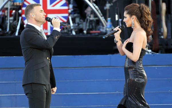 Cheryl Tweedy Cole - Performing at Queen Diamond Jubilee Concert in London, June 4, 2012