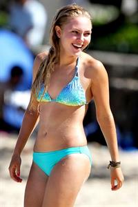 AnnaSophia Robb in a bikini