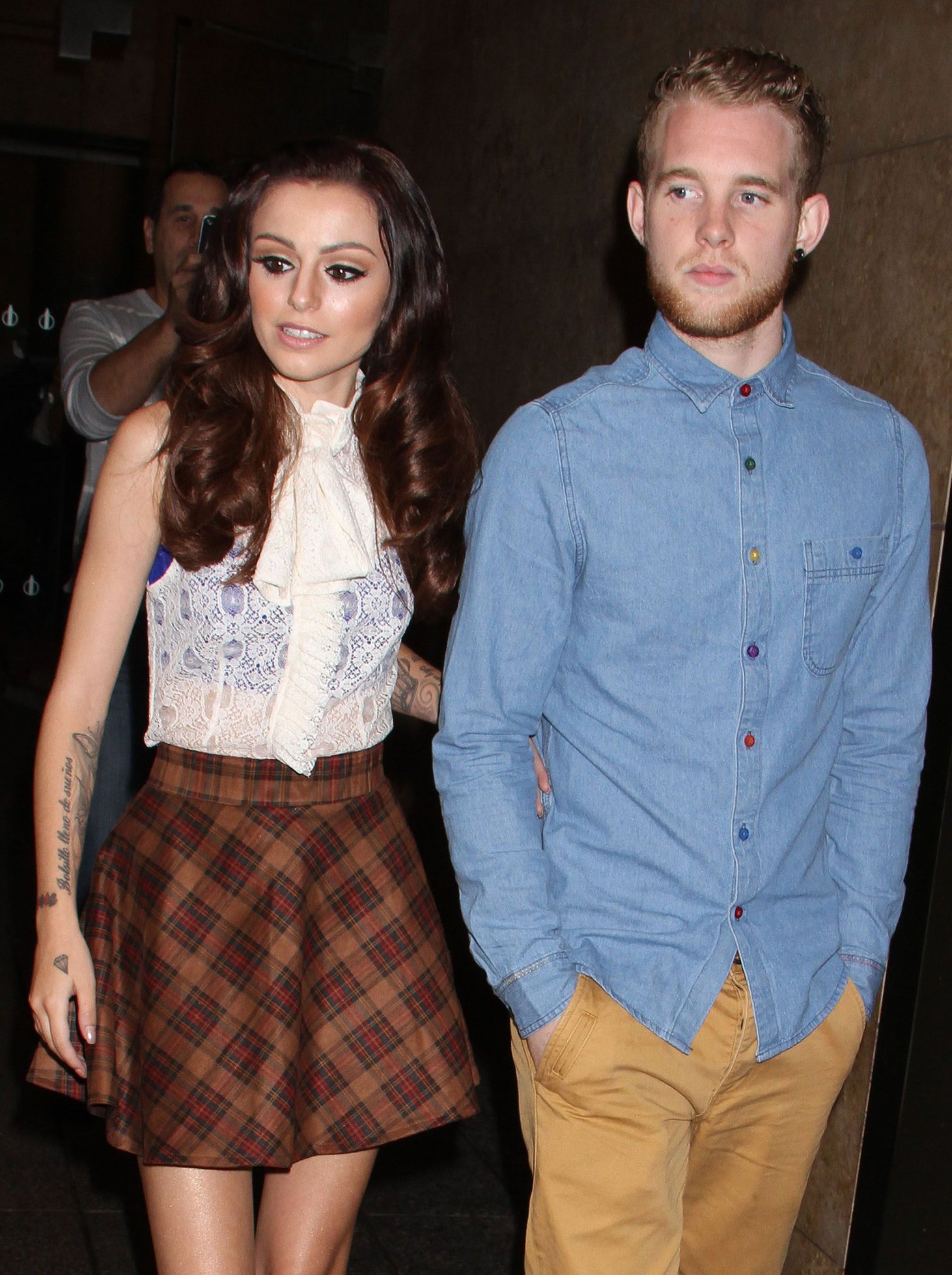 Cher Lloyd leaves Sirius Radio studios in NYC October 4, 2012 