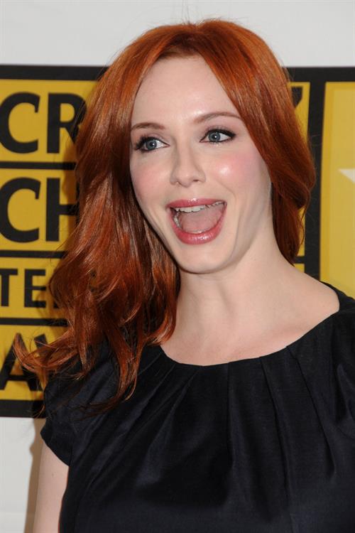Christina Hendricks Critics Choice Television Awards luncheon at Beverly Hills Hotel on June 20, 2011 