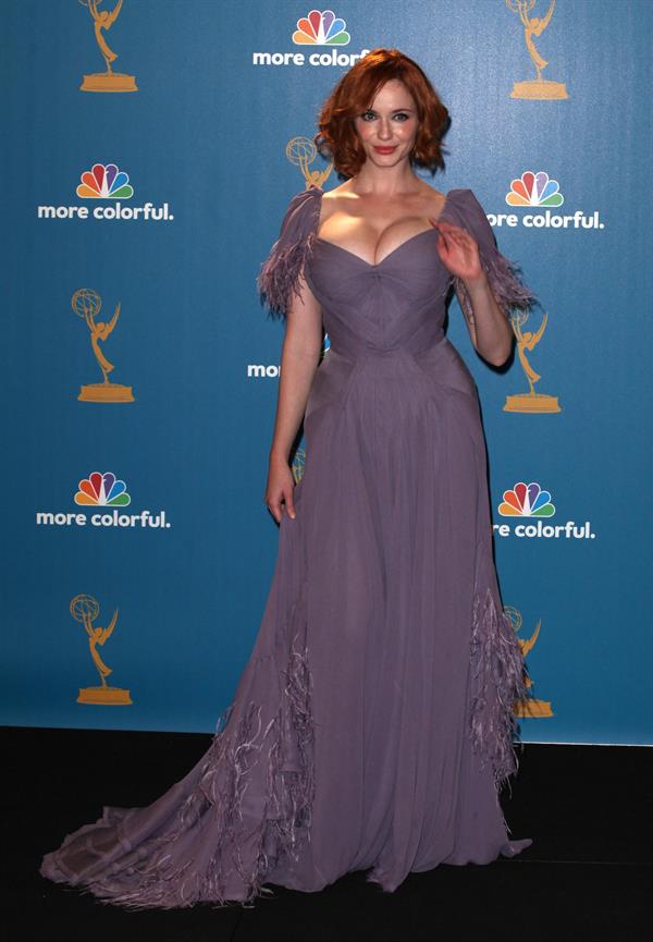 Christina Hendricks at the 62nd Annual Primetime Emmy Awards on August 29, 2010 