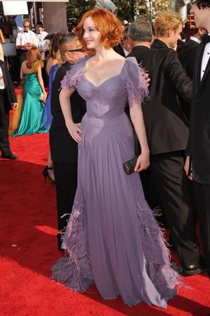 Christina Hendricks at the 62nd Annual Primetime Emmy Awards on August 29, 2010 