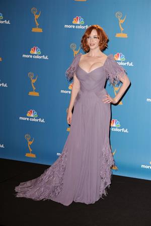 Christina Hendricks at the 62nd Annual Primetime Emmy Awards on August 29, 2010 