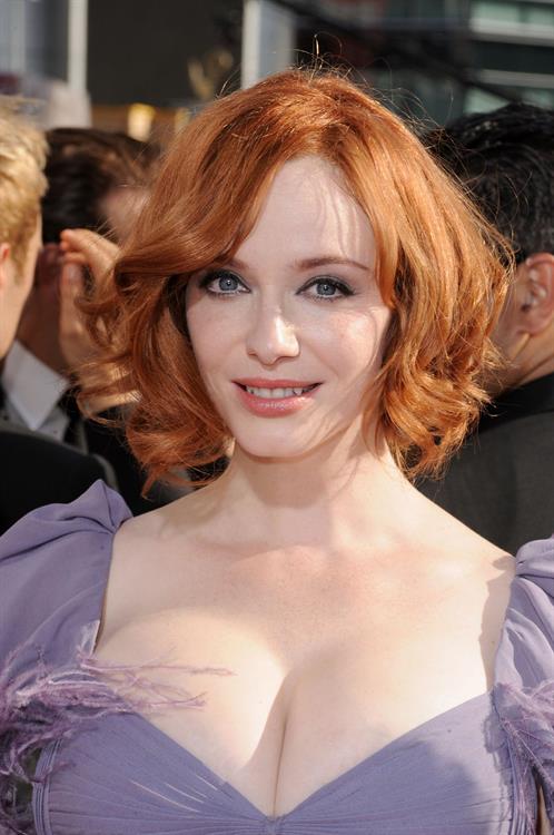 Christina Hendricks at the 62nd Annual Primetime Emmy Awards on August 29, 2010 