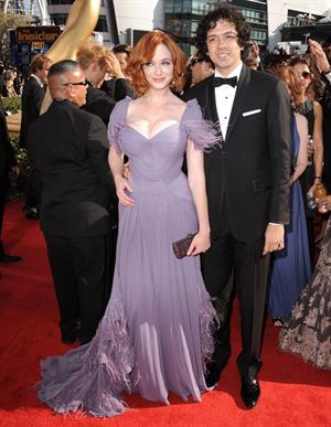 Christina Hendricks at the 62nd Annual Primetime Emmy Awards on August 29, 2010 