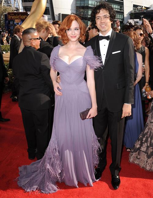 Christina Hendricks at the 62nd Annual Primetime Emmy Awards on August 29, 2010 