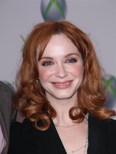 Christina Hendricks premiere of Xbox 360's Project Natal on June 13, 2010 