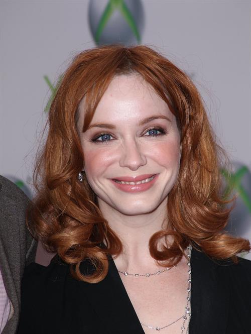 Christina Hendricks premiere of Xbox 360's Project Natal on June 13, 2010 