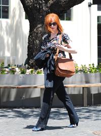 Christina Hendricks out running errands in Culver City on June 21, 2011 