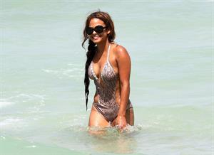 Christina Milian - At the beach (bikini) - Miami Florida 19.07.12