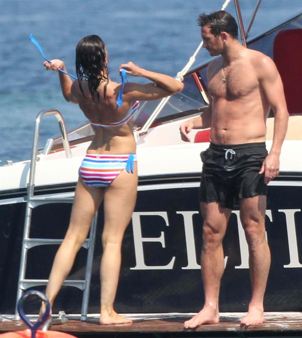 Christine Bleakley bikini boat candids July 2010 