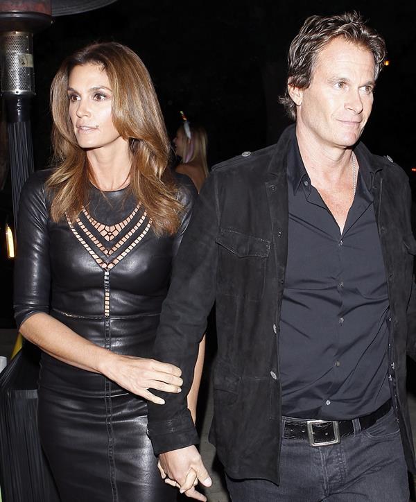 Cindy Crawford Attending A Halloween Party In Beverly Hills - October 26, 2012