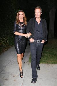 Cindy Crawford Attending A Halloween Party In Beverly Hills - October 26, 2012