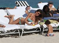 Claudia Galanti bikini candids in Miami Beach 12/6/12 