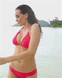 Sarah Stephens in a bikini