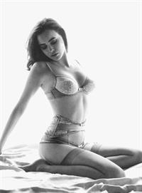 Sarah Stephens in lingerie