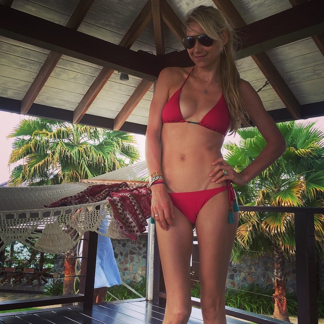 Anna Kournikova in a bikini