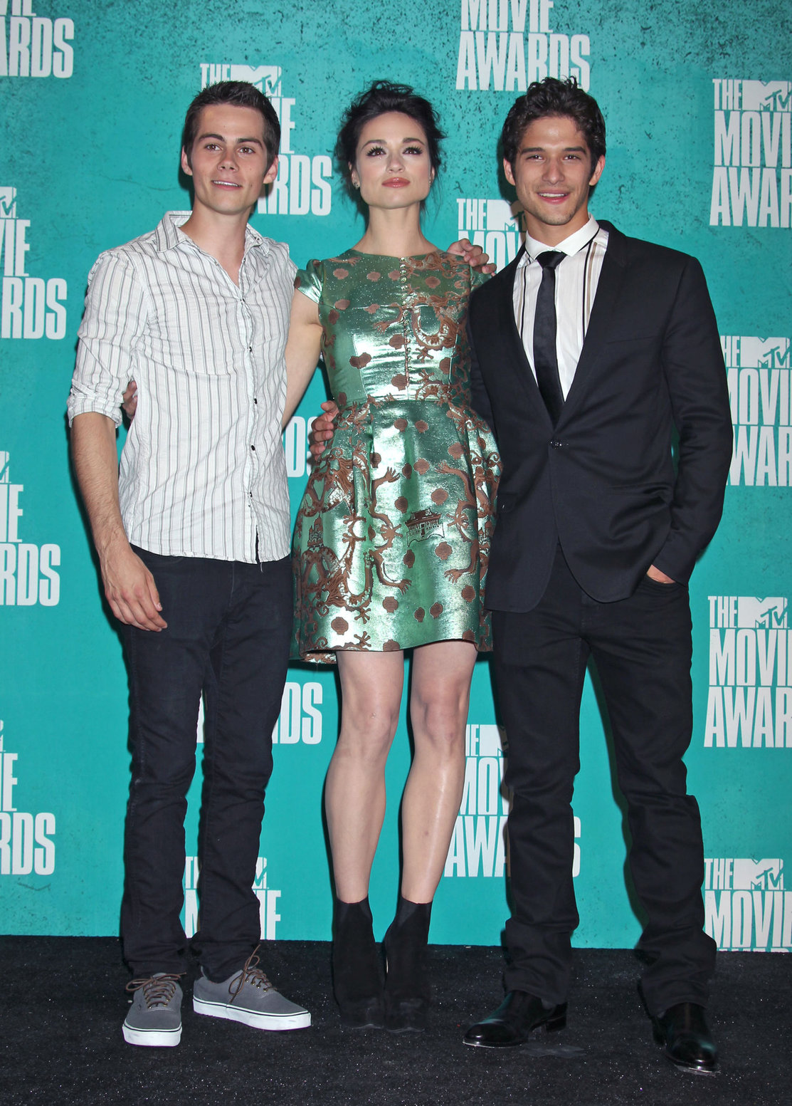 Crystal Reed - 2012 MTV Movie Awards (Arrival) in Universal City (June 3, 2012)