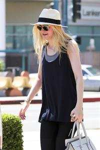 Dakota Fanning - makes time for the gym in Studio City August 9, 2012