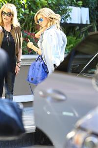 Delta Goodrem arrives at the Four Seasons Hotel Jan 21, 2013 