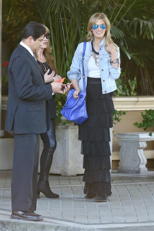 Delta Goodrem arrives at the Four Seasons Hotel Jan 21, 2013 