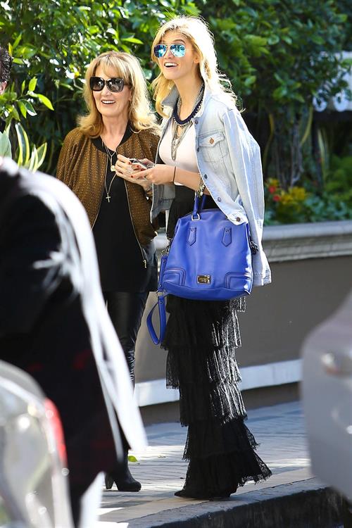 Delta Goodrem arrives at the Four Seasons Hotel Jan 21, 2013 