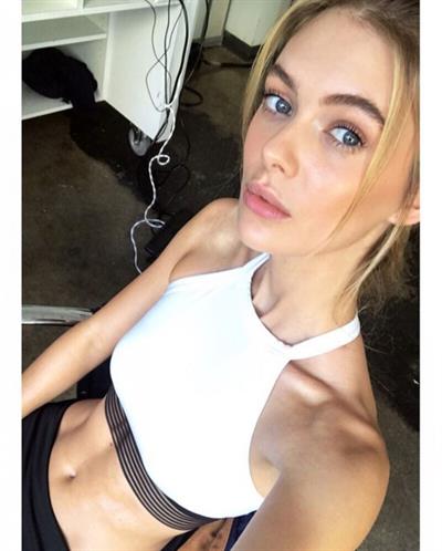 Megan Williams taking a selfie