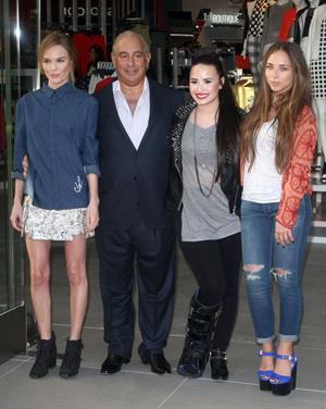 Demi Lovato Topshop Topman LA Grand Opening at The Grove in LA 2/14/13 
