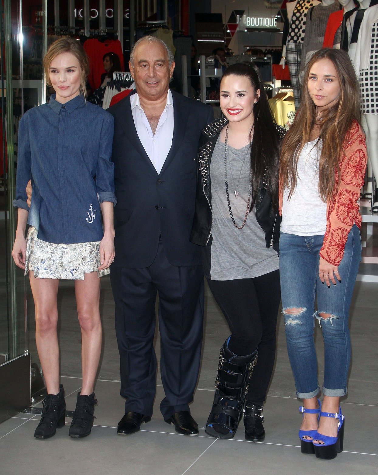 Demi Lovato Topshop Topman LA Grand Opening at The Grove in LA 2/14/13 