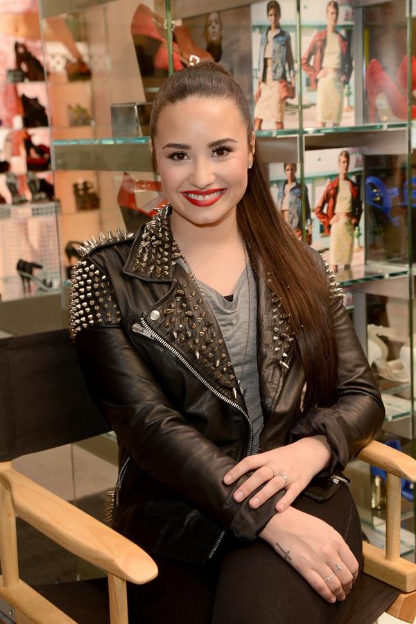 Demi Lovato Topshop Topman LA Grand Opening at The Grove in LA 2/14/13 