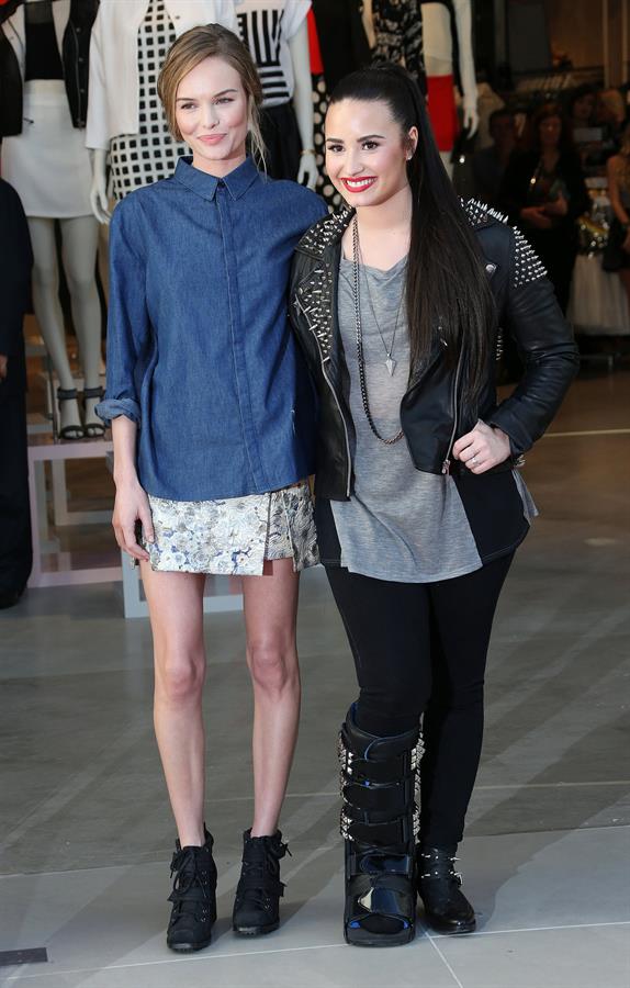 Demi Lovato Topshop Topman LA Grand Opening at The Grove in LA 2/14/13 