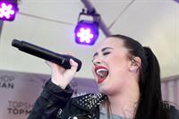 Demi Lovato Topshop Topman LA Grand Opening at The Grove in LA 2/14/13 
