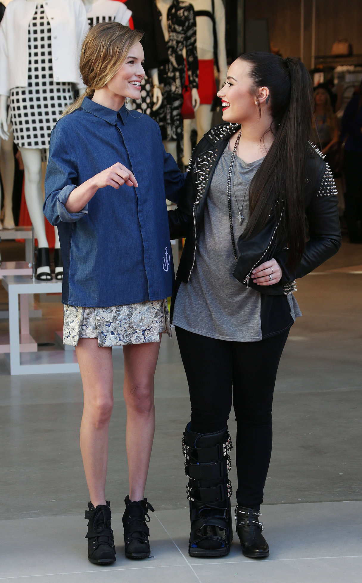 Demi Lovato Topshop Topman LA Grand Opening at The Grove in LA 2/14/13 