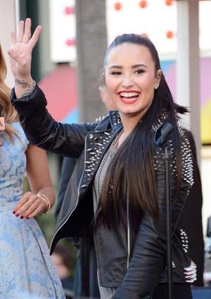Demi Lovato Topshop Topman LA Grand Opening at The Grove in LA 2/14/13 