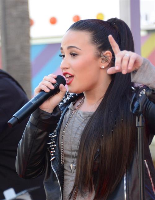 Demi Lovato Topshop Topman LA Grand Opening at The Grove in LA 2/14/13 