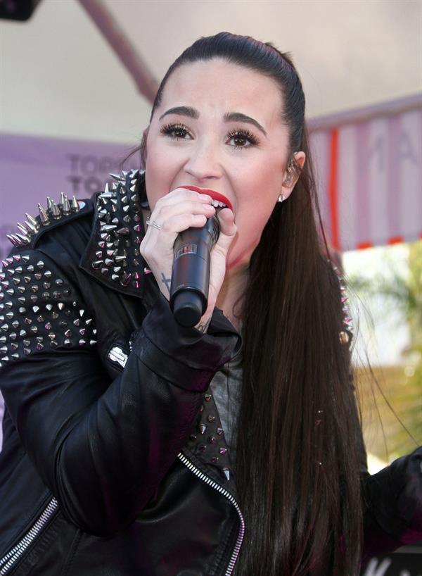 Demi Lovato Topshop Topman LA Grand Opening at The Grove in LA 2/14/13 