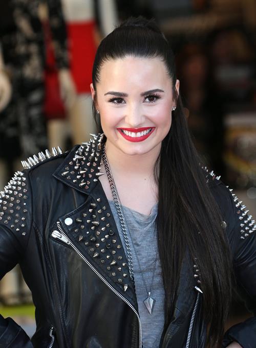 Demi Lovato Topshop Topman LA Grand Opening at The Grove in LA 2/14/13 