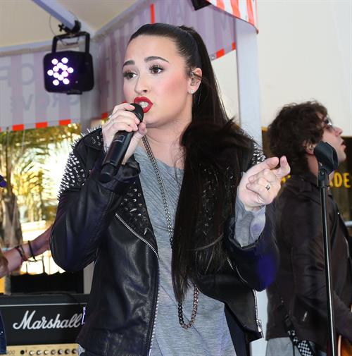 Demi Lovato Topshop Topman LA Grand Opening at The Grove in LA 2/14/13 