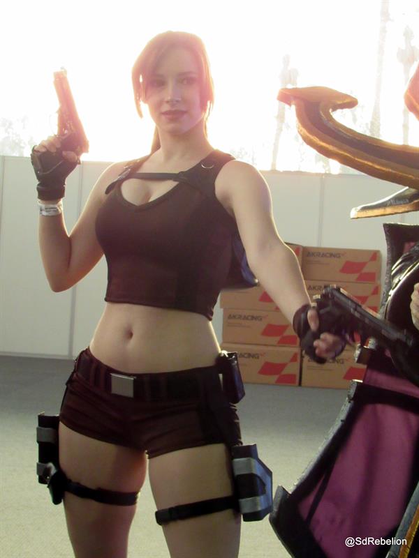 Enji Night as Lara Croft