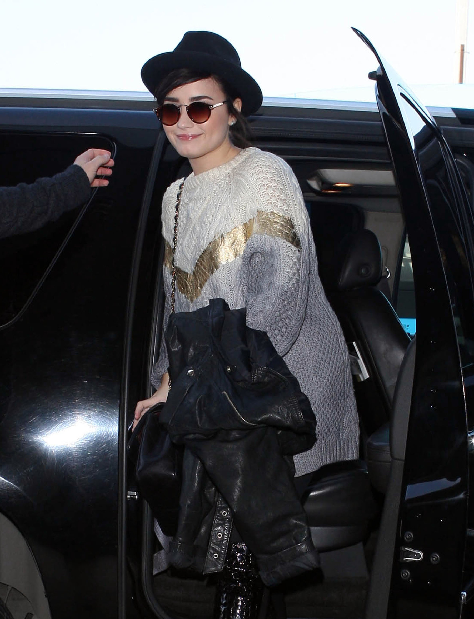 Demi Lovato at LA airport 12/7/12 