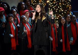 Demi Lovato TNT Christmas 2012 @ the National bldg Museum in WA 12/9/12 