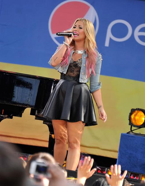 Demi Lovato -  Good Morning America  set in New York  -  6 July, 2012