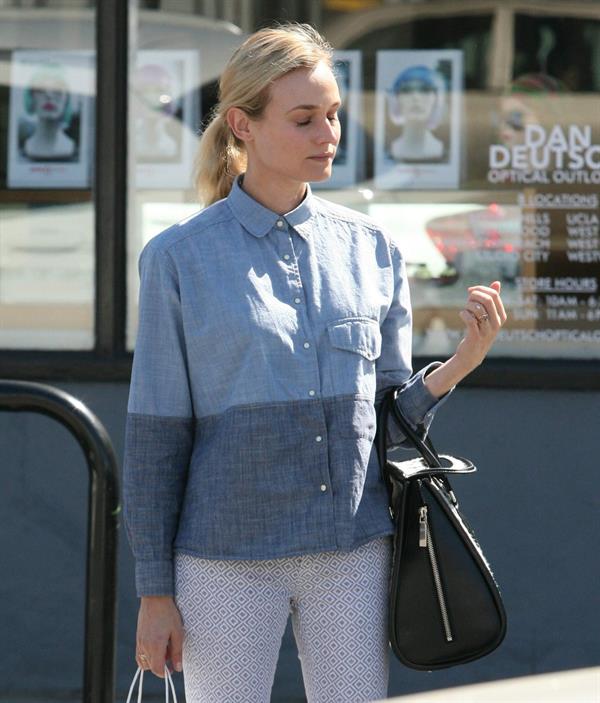 Diane Kruger leaving Joans On Third in West Hollywood March 14, 2013