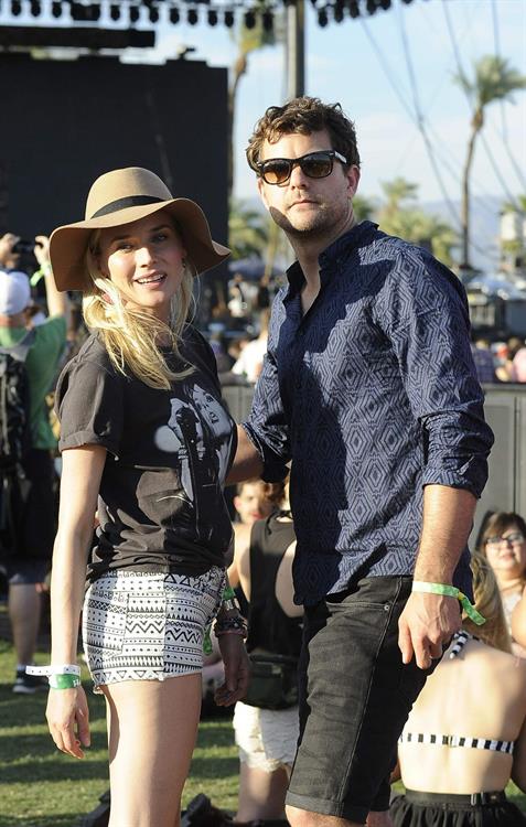 Diane Kruger attends the H&M Loves Music Coachella 2013 kick-off Event at Merv Griffin Estate in La Quinta in April 