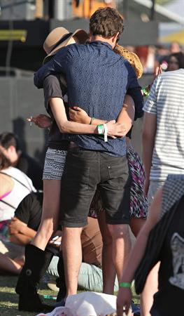 Diane Kruger attends the H&M Loves Music Coachella 2013 kick-off Event at Merv Griffin Estate in La Quinta in April 