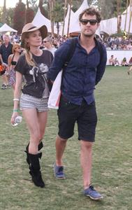 Diane Kruger attends the H&M Loves Music Coachella 2013 kick-off Event at Merv Griffin Estate in La Quinta in April 