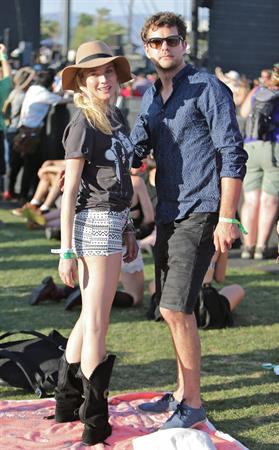 Diane Kruger attends the H&M Loves Music Coachella 2013 kick-off Event at Merv Griffin Estate in La Quinta in April 