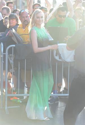 Diane Kruger arrive at the Series Premiere of F's 'The Bridge' at the DGA Theater July 8, 2013 